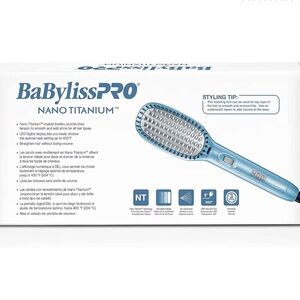 BaBylissPRO Nano Titanium Thermal Paddle Brush